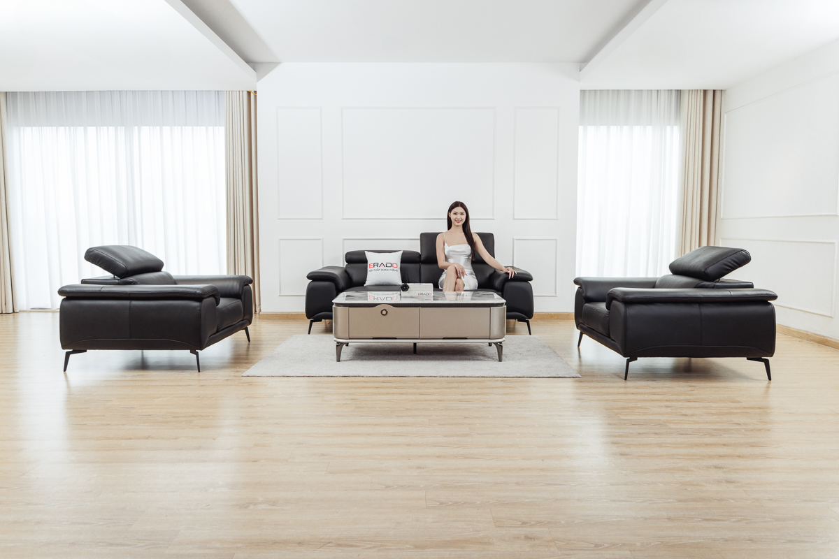 Sofa da thật Malaysia mã 2215D
